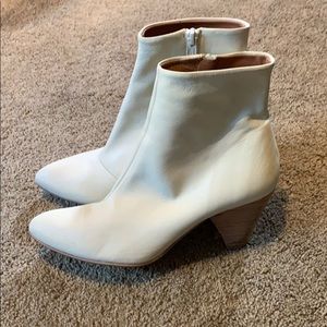 Free People Cream Booties
